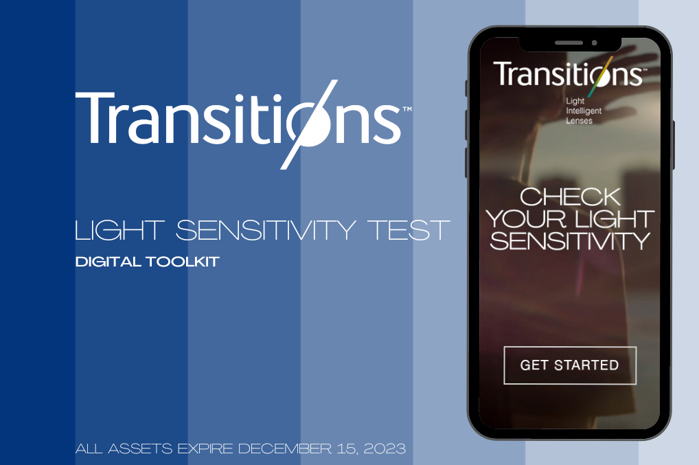 <em>Transitions<sup>®</sup></em> Light Sensitivity Test Digital Toolkit